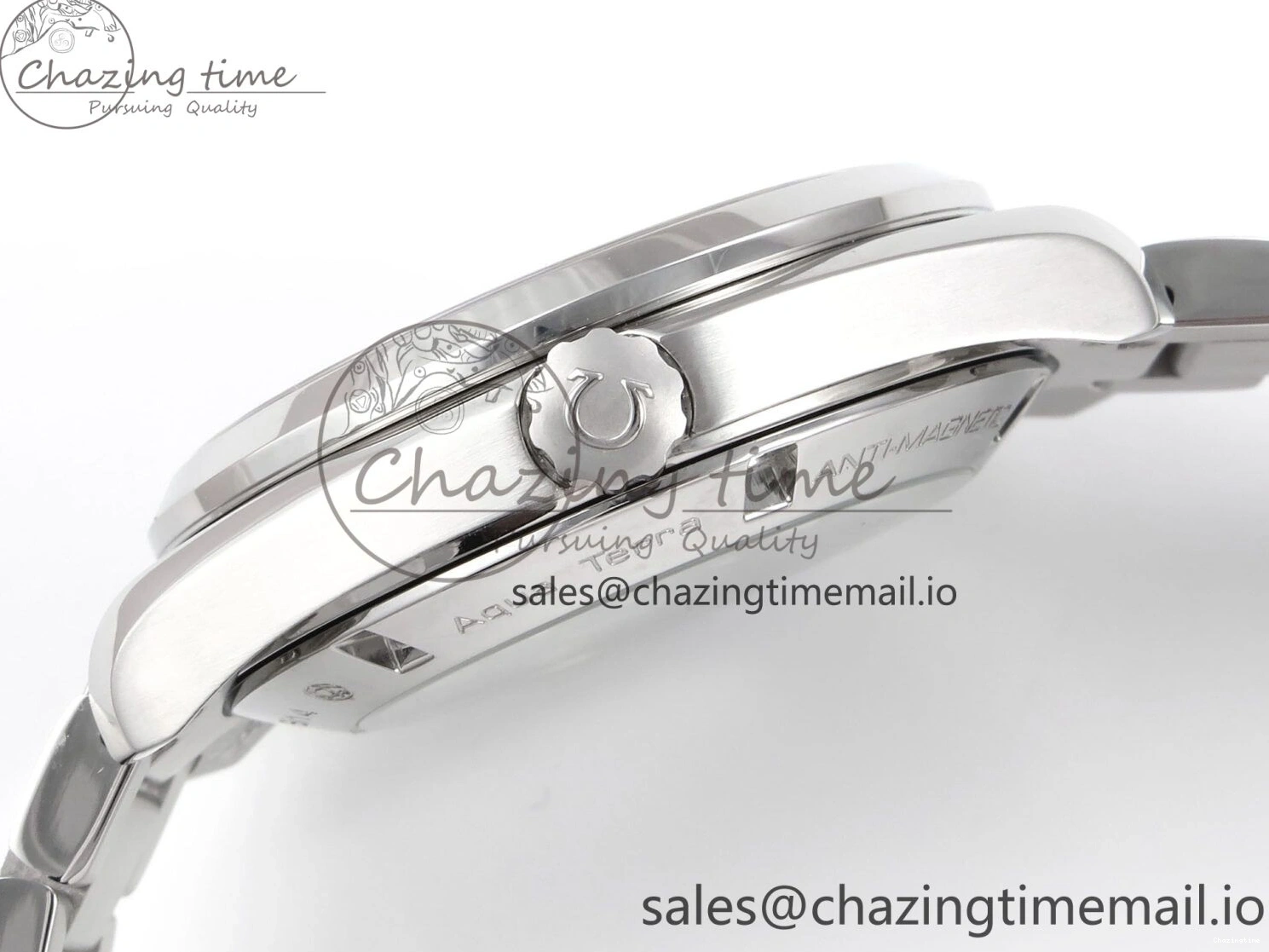 0108 Aqua Terra 150M GMT OMF 1:1 Best Edition White Blue Dial on SS Bracelet A RelaxedFit 7709